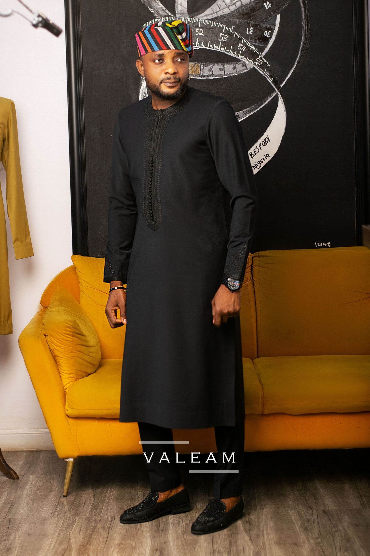 Noir Prestige Kaftan - Image 2