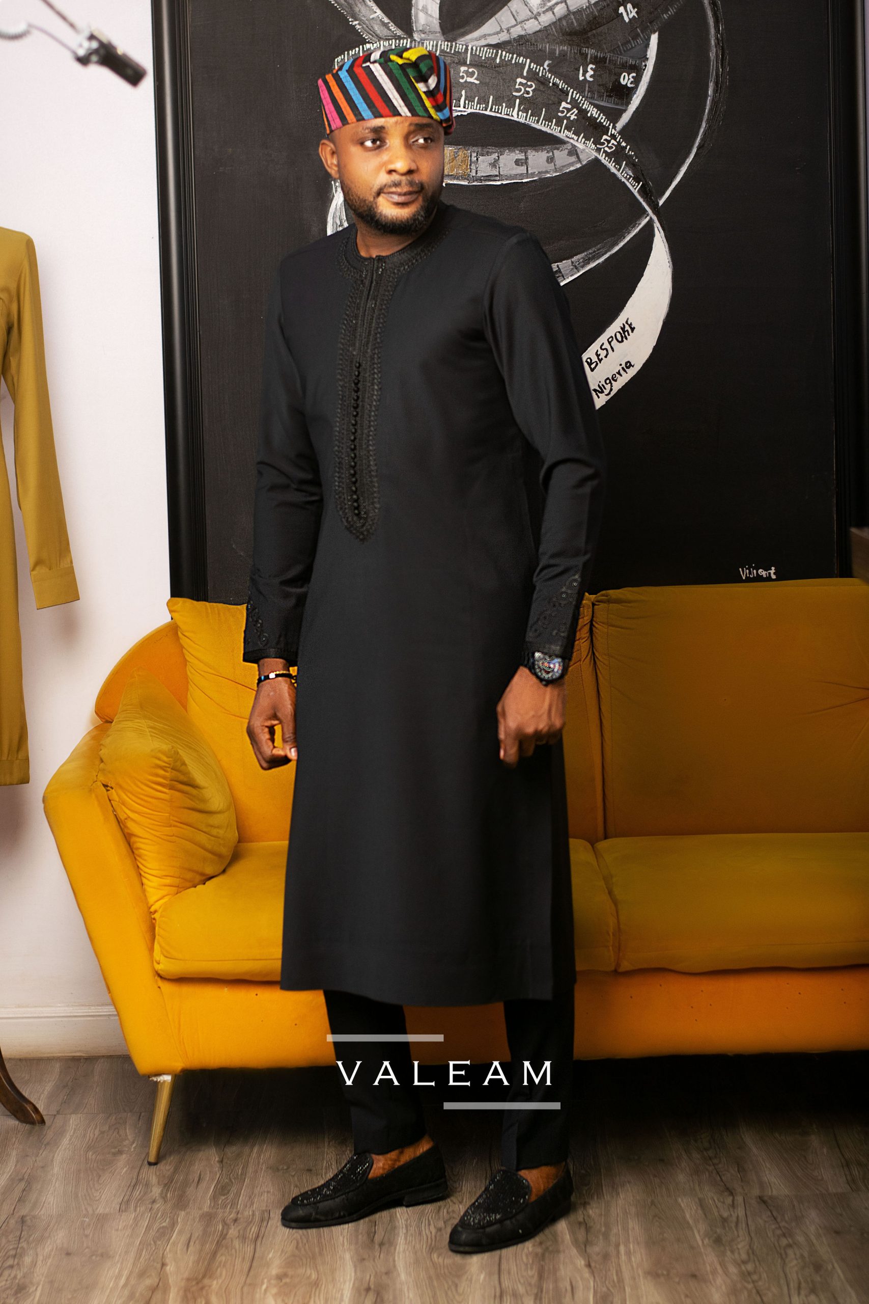 Noir Prestige Kaftan - Image 2