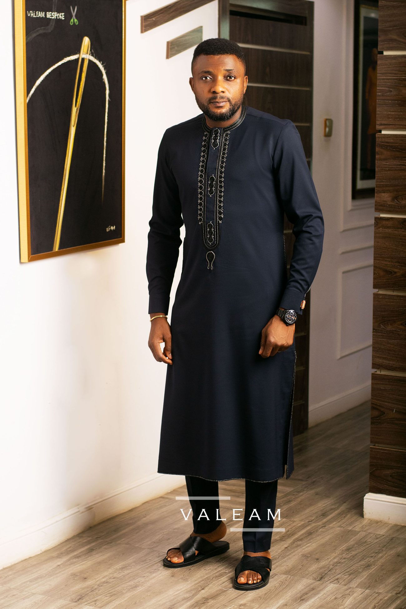 Luxury Black Filigree Set